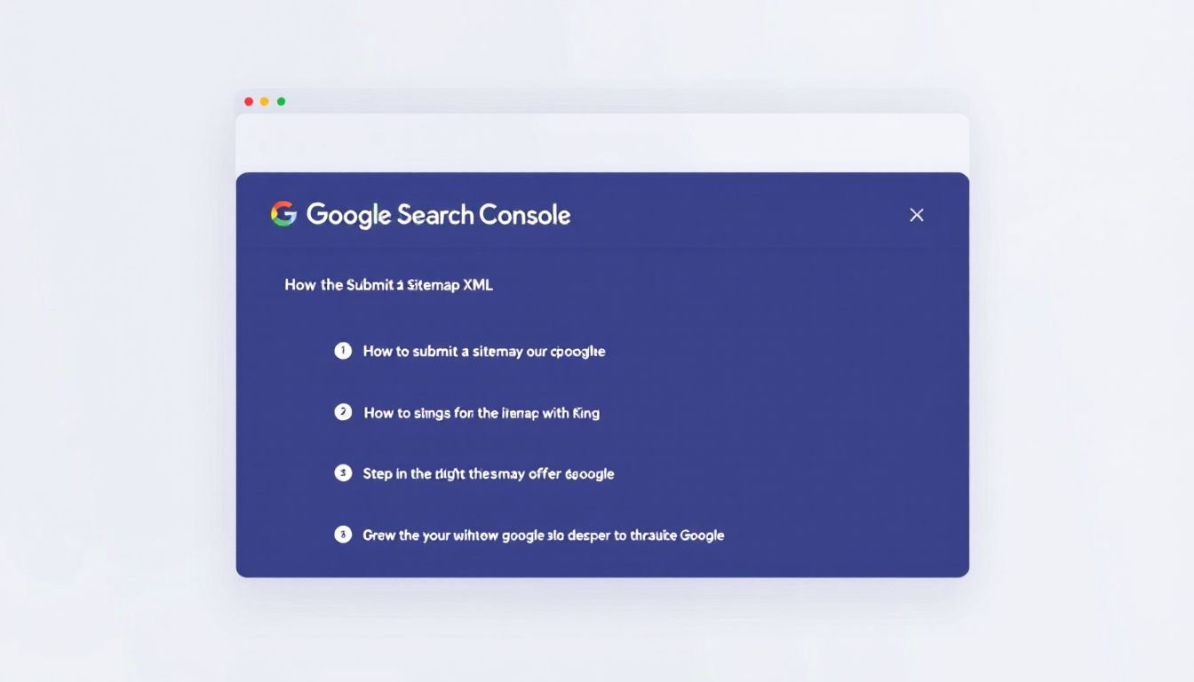 Pantalla de Google Search Console mostrando cómo enviar un sitemap XML.