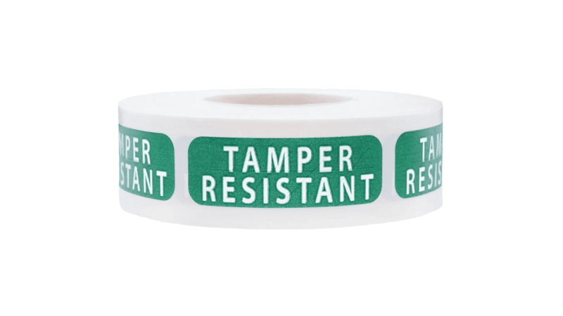 Secure paper labels combining tamper-evidence with eco-conscious material for packaging