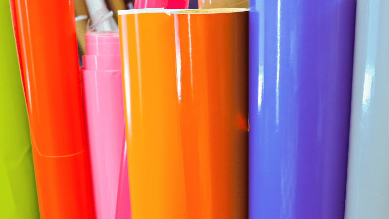 different vinyl wrap rolls