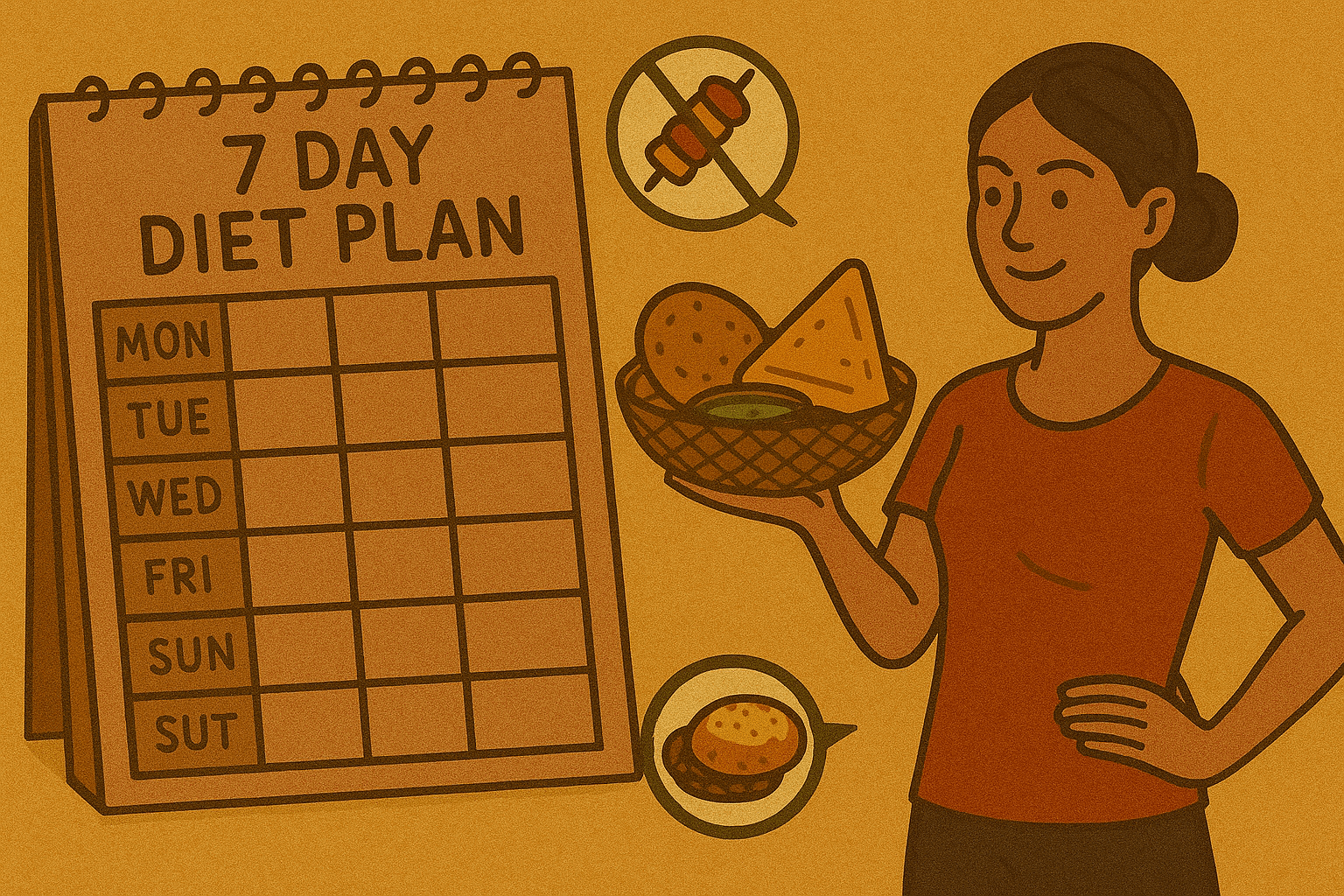 7-Day Indian Weight Loss Diet Chart with Street Food Hacks
