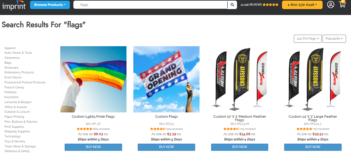 purchase customized flag today