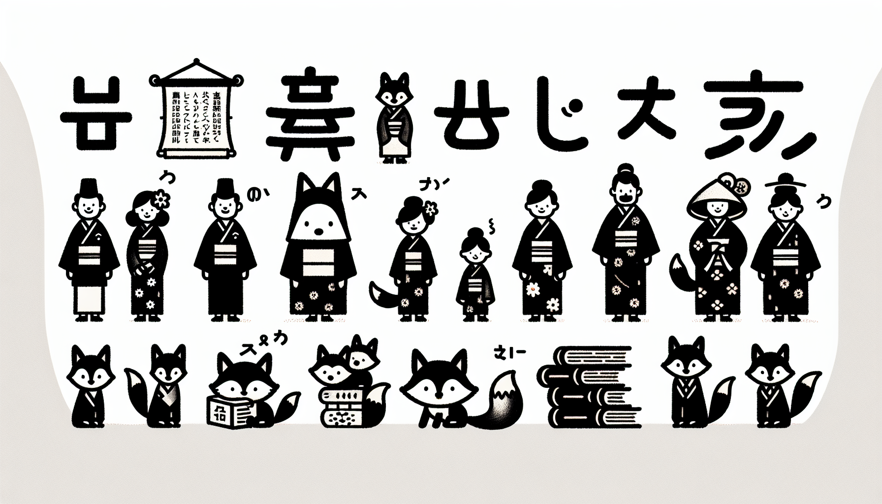 Various Japanese counter words for different categories of objects