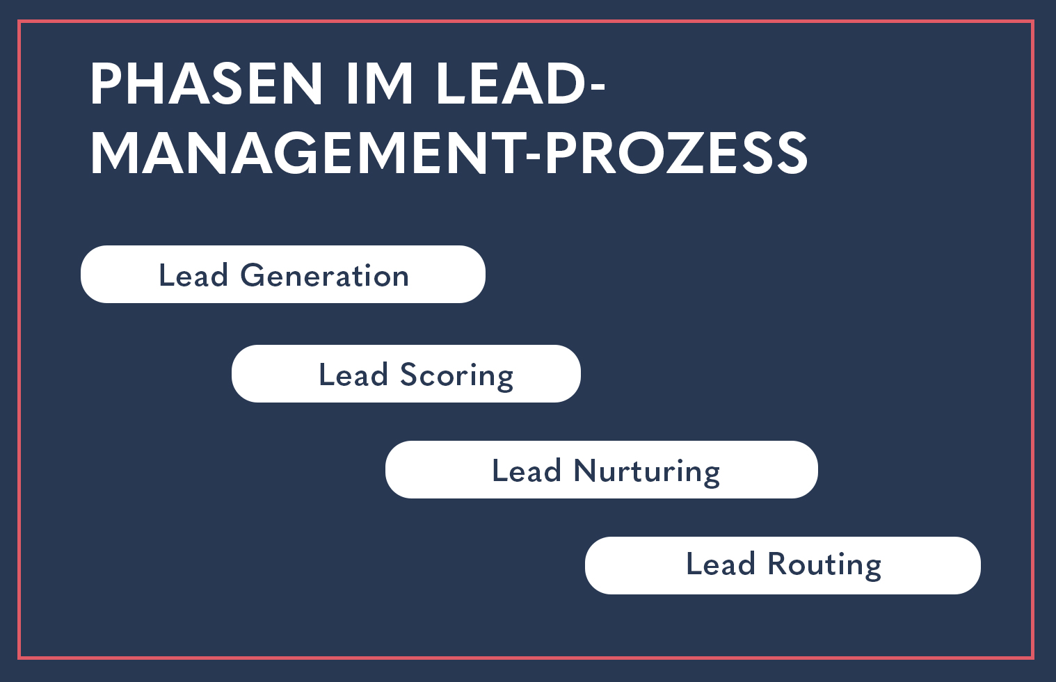Phasen im B2B Lead Management Prozess