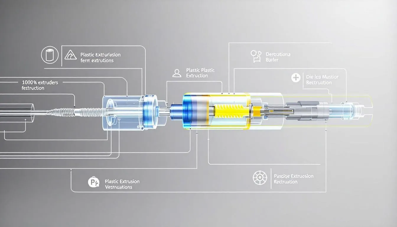 Advanced plastic extrusion technologies in action.