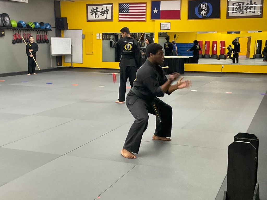 traditional martial arts also have traditional weapons training
