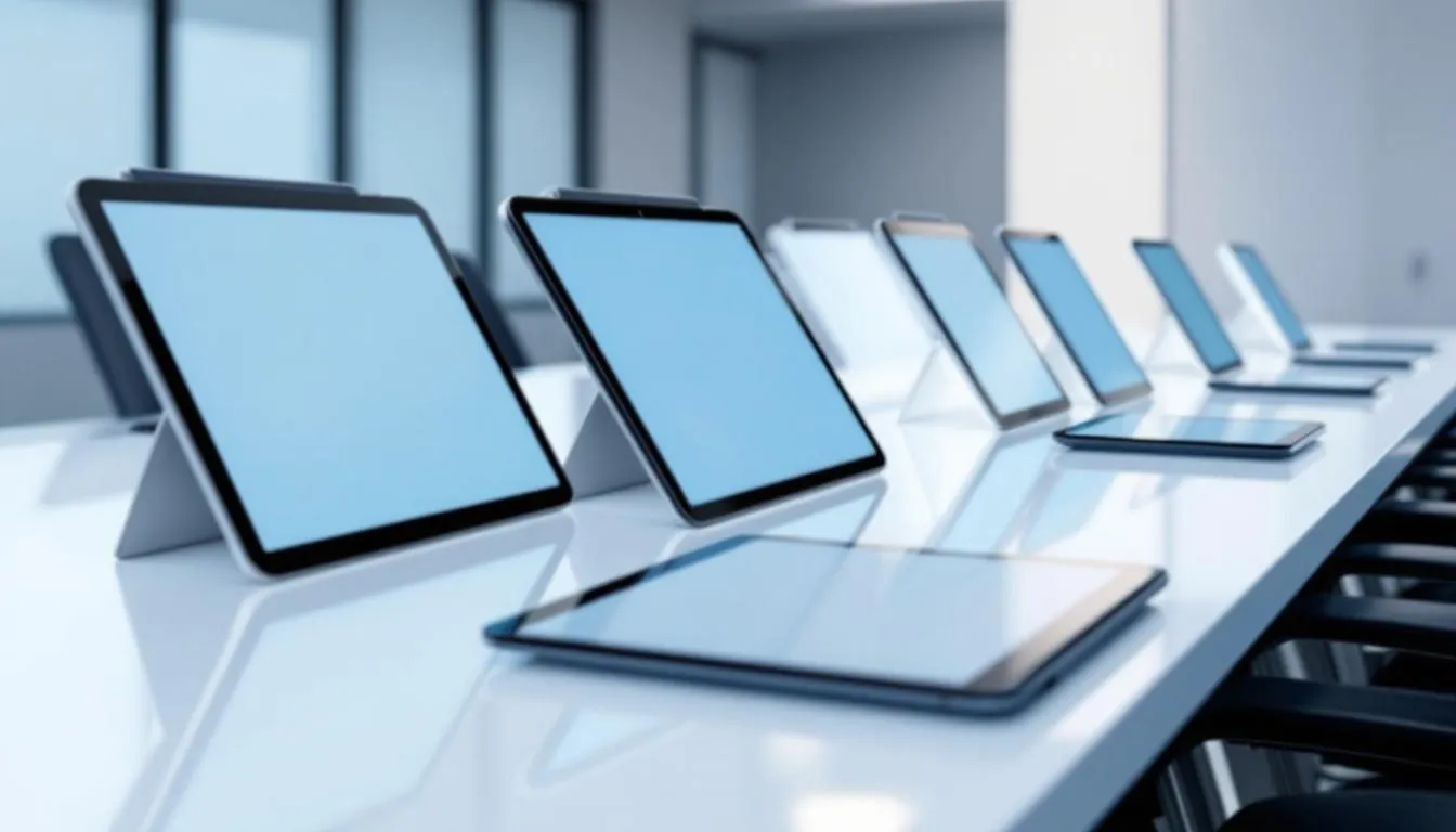 Ein maßgeschneiderter Tablet-Verleihservice für Seminare mit einsatzbereiten Tablets.