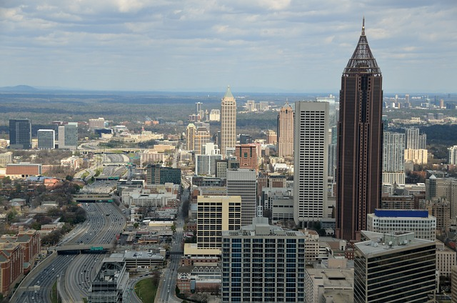 atlanta, georgia, downtown, skyline