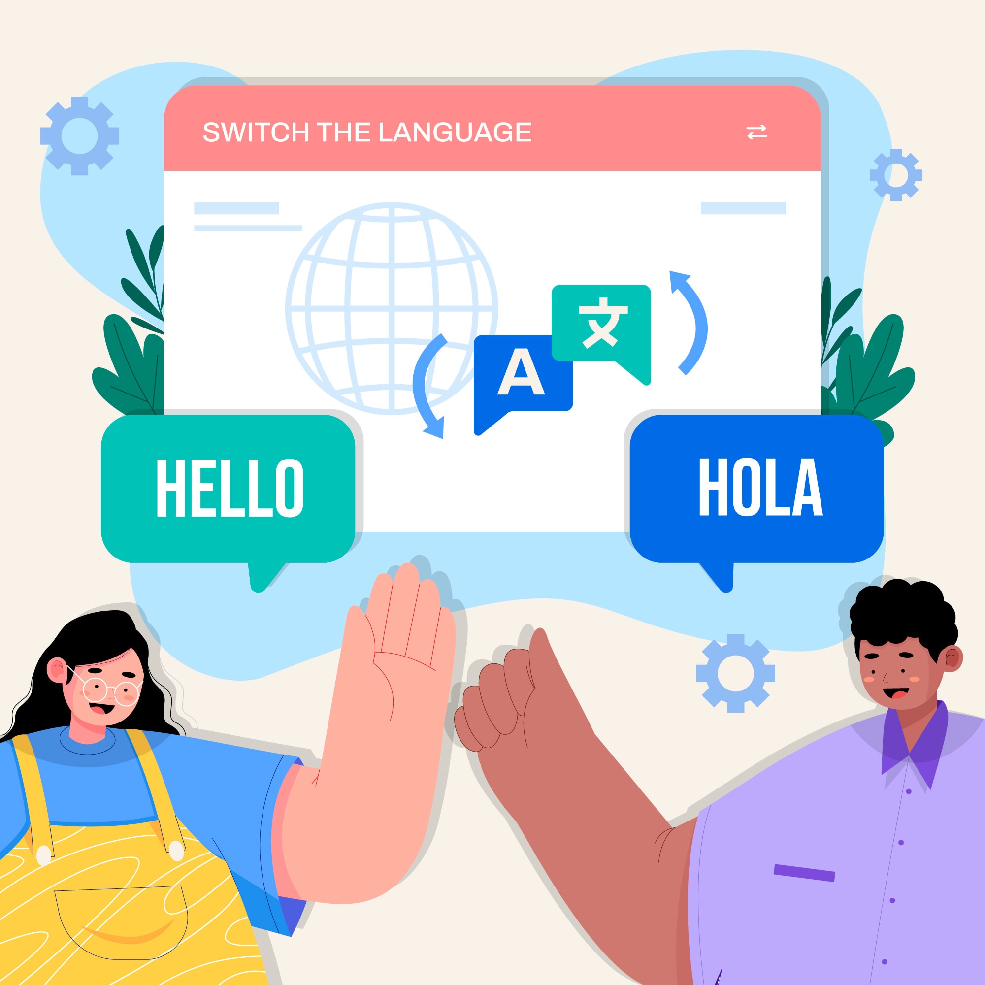 Multilingual User Interface