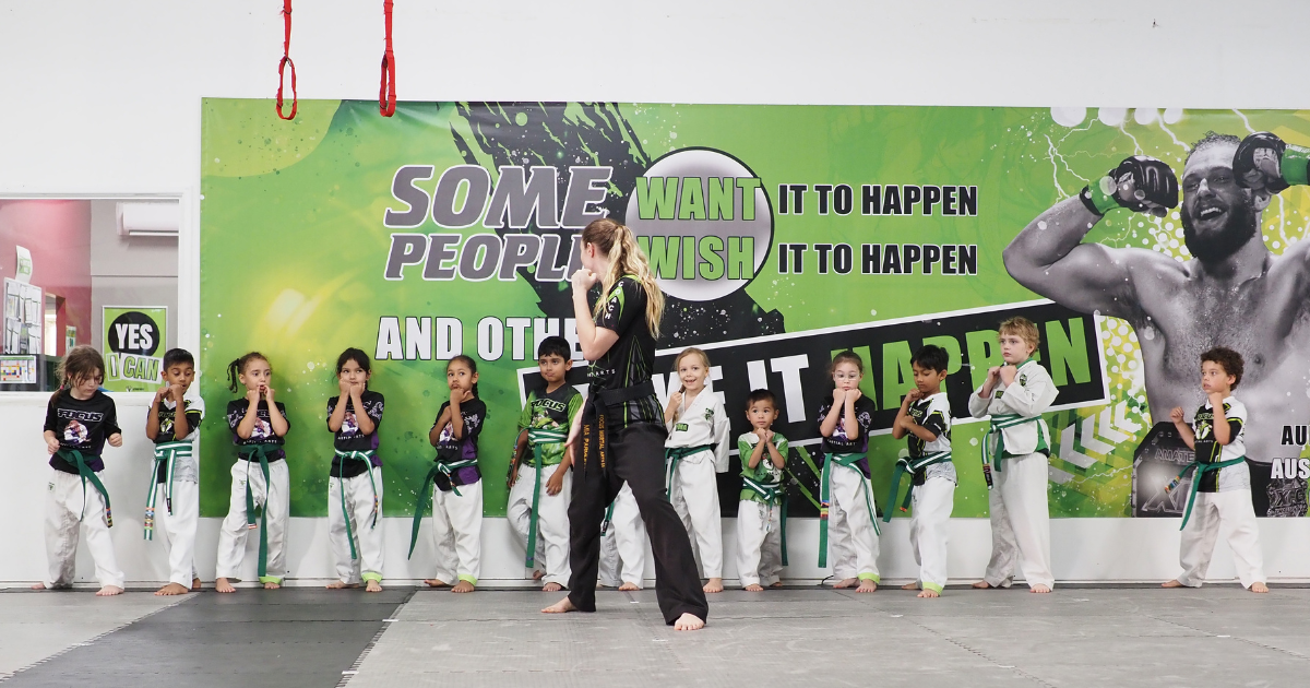 join our self defence program to improve self control and gain social skills through our martial arts academy