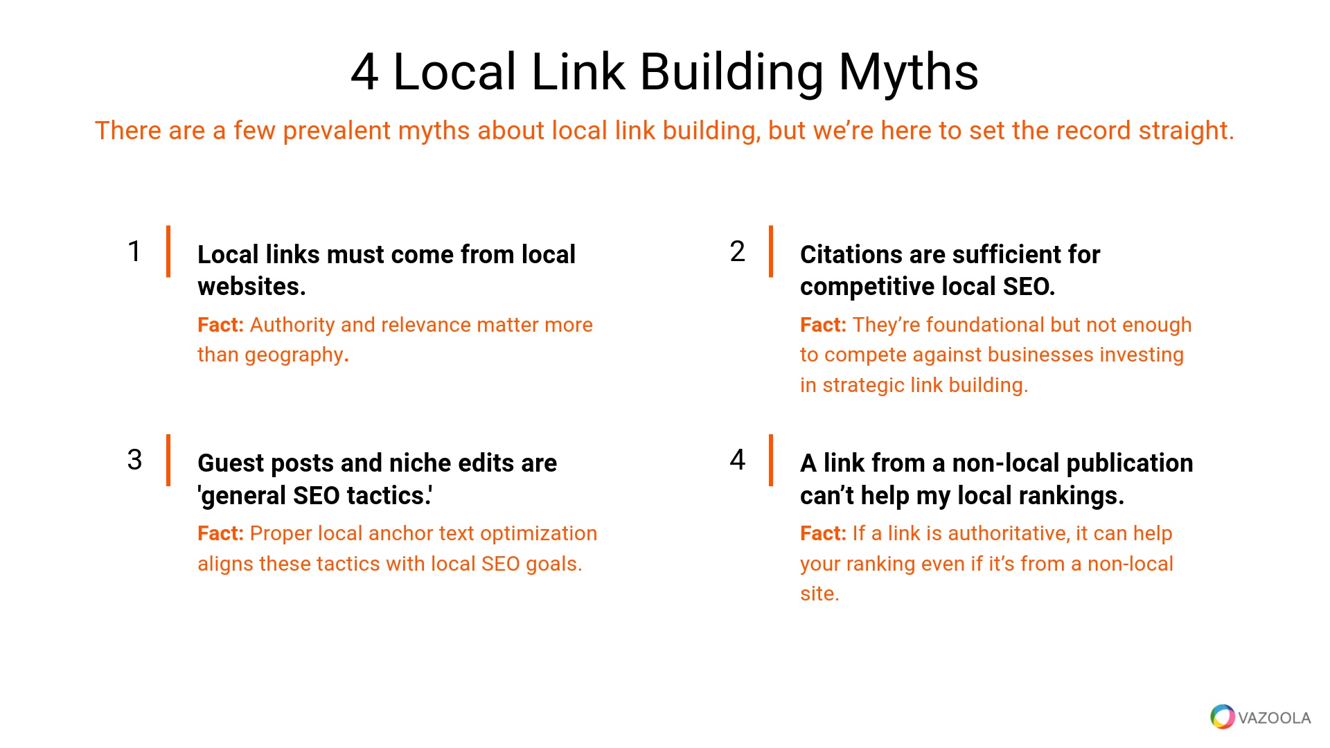 4 Common Myths About Local Link Building