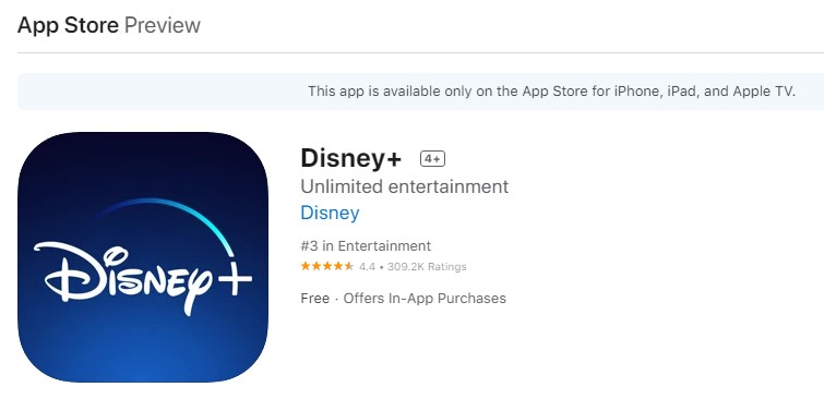 Fix #6 Update Disney plus app ios