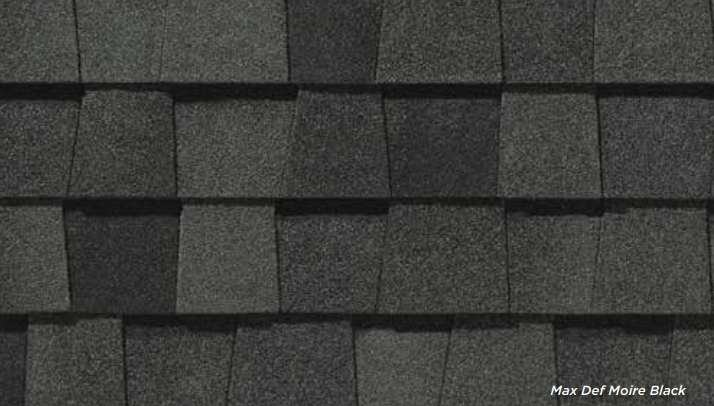 classic black shingles color