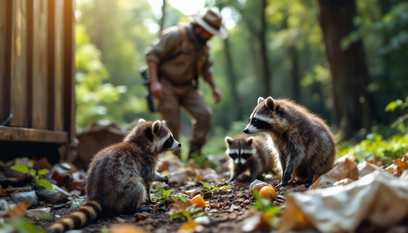 Real-world examples of humane wildlife trapping in action, demonstrating successful wildlife control.