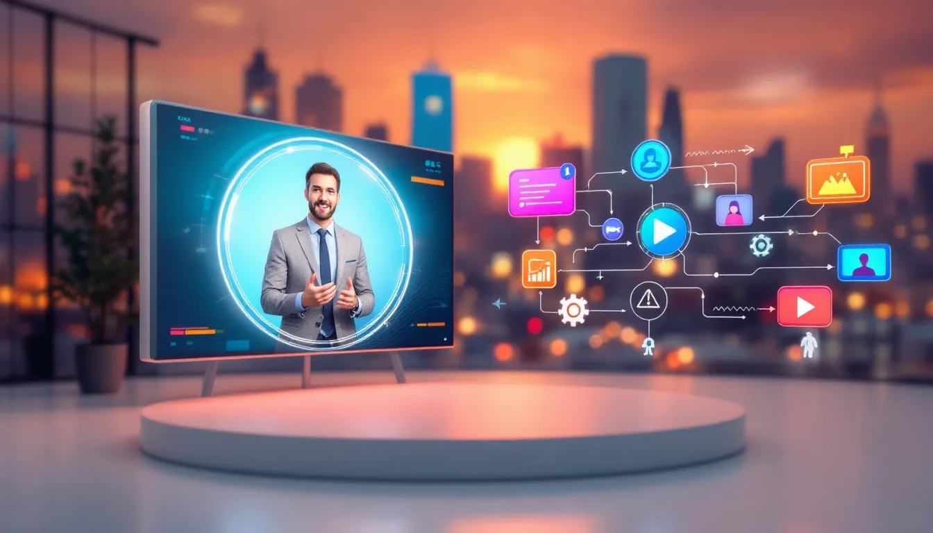 An example of a video production background that overlooks important elements.