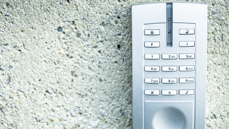 Outdoor doorbell keyboard
