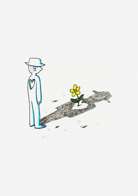 man, nature, emptiness, soul, flowers, openness, shadow, love