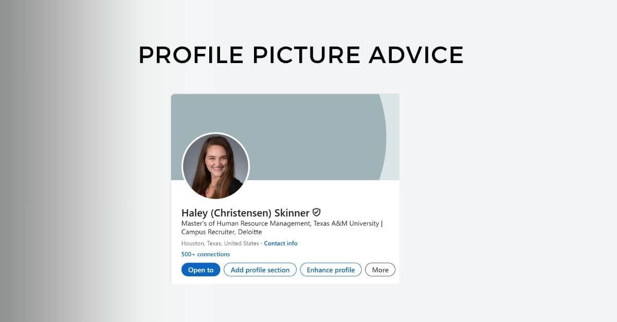 Background photo and LinkedIn headlines matter