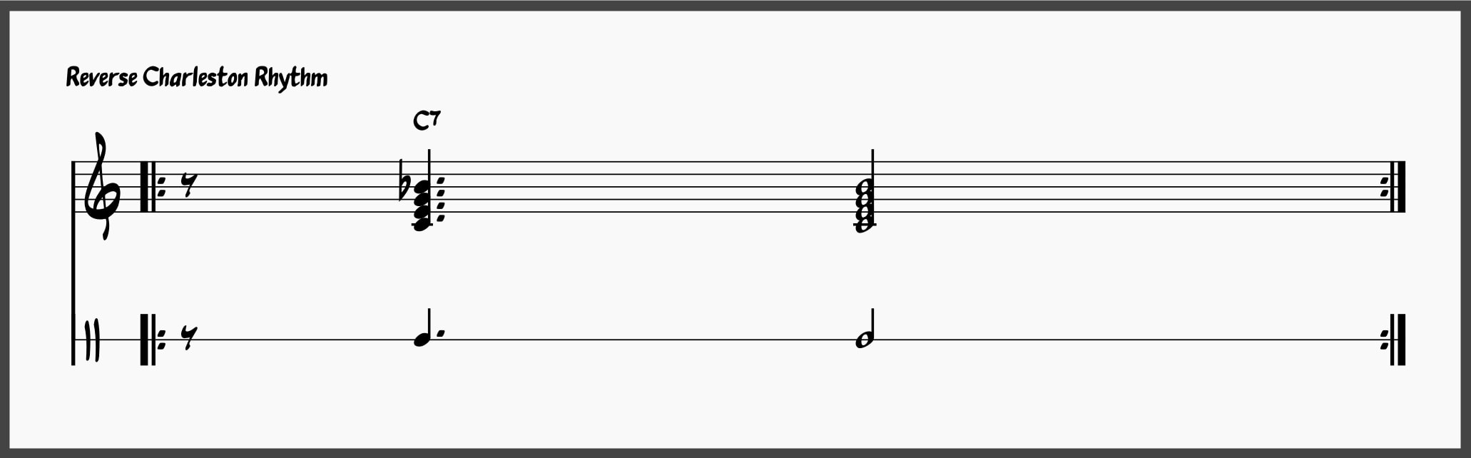 Ultimate Jazz Comping 101: Learn To Comp Like A Jazz Pro 3 reverse Charleston rhythm