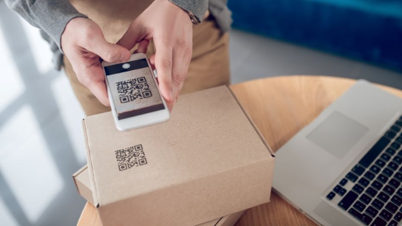 Packaging QR codes 