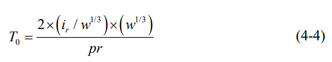 duration of an explosion load calculation formula
