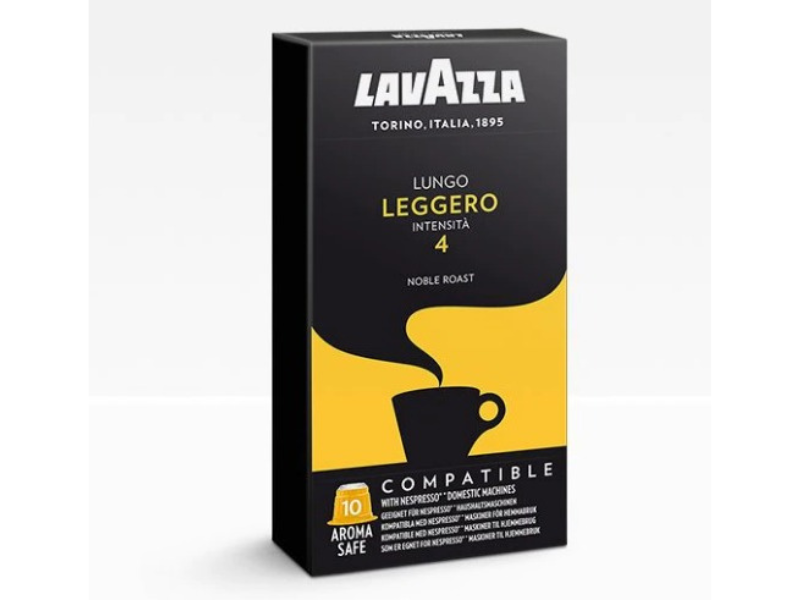 Embalagem de cápsulas da Lavazza para Nespresso. Imagem: www.lavazza.com.br