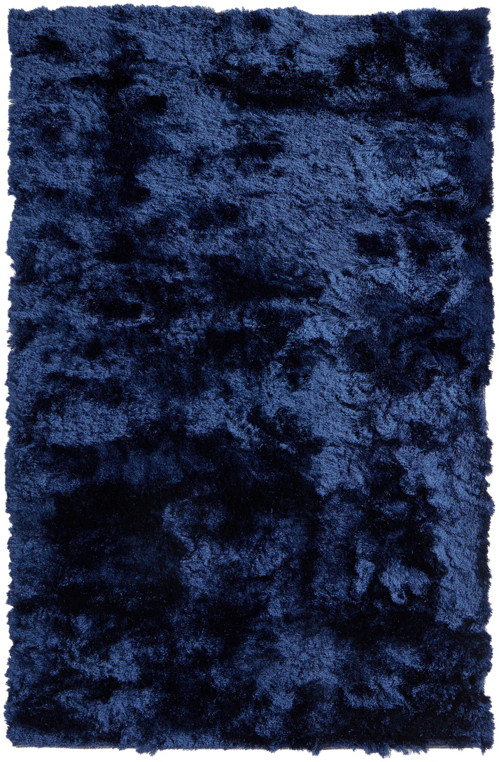 Feizy Indochine 4550F Dark Blue Transitional Hand Tufted Rug