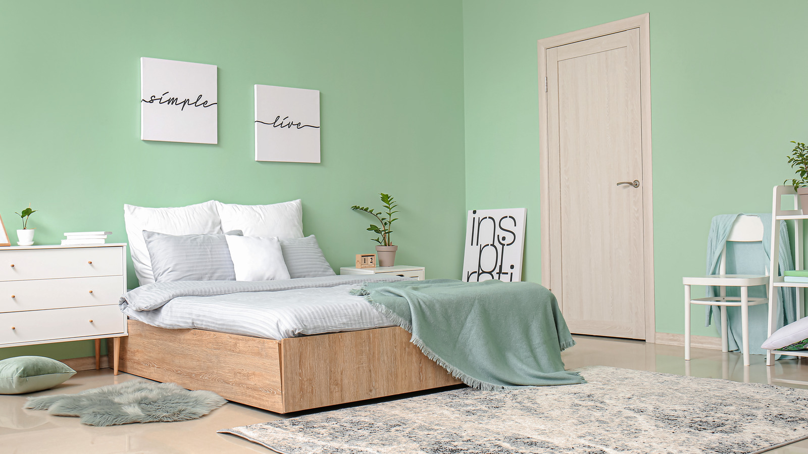 Mint Green Bedroom