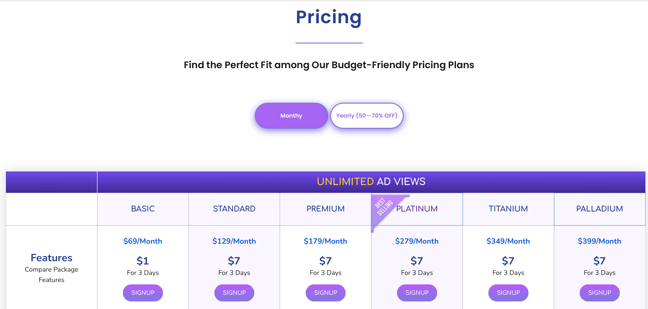 tiktok spy tool - pricing plans