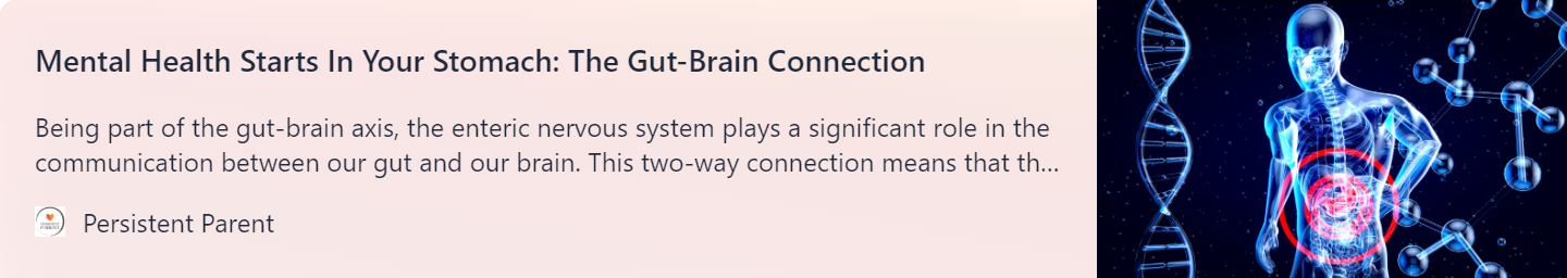 gut-brain  connection to mental health