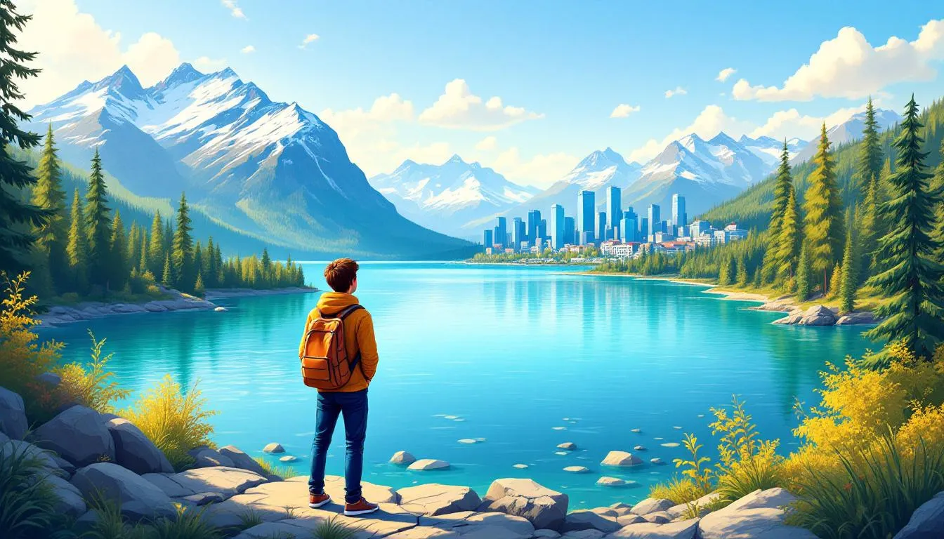 Préparation pour le départ au Canada pour étudier.