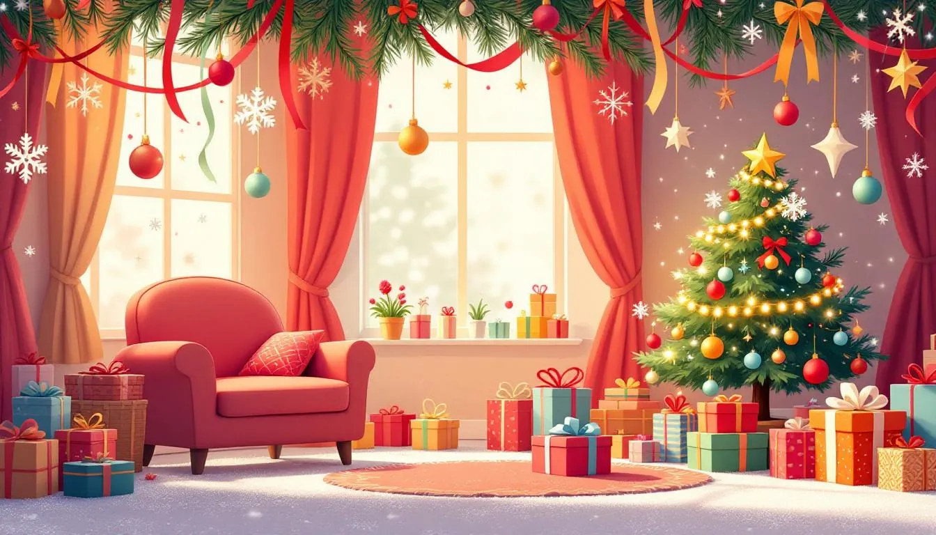 Gather your supplies to create a festive gift countdown.