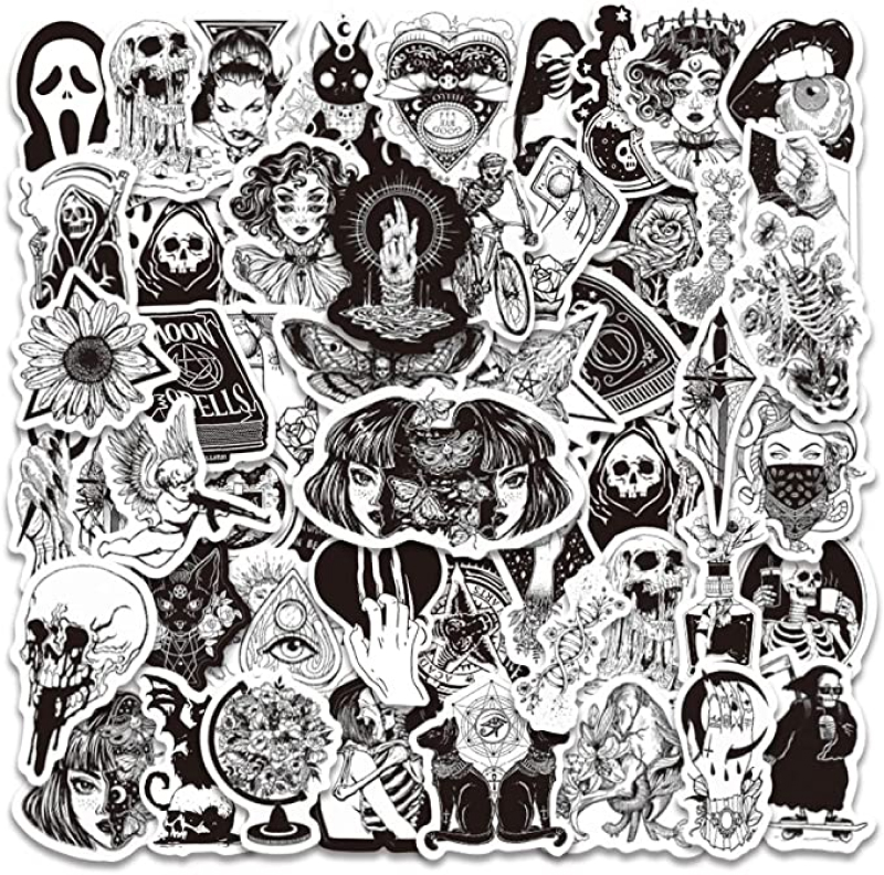 POTOTA Gothic Stickers (50 Pieces)