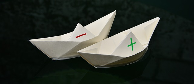paper boat, paper, folded