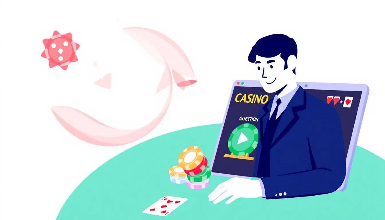 Un utente che esplora un casinò online non AAMS su un computer.