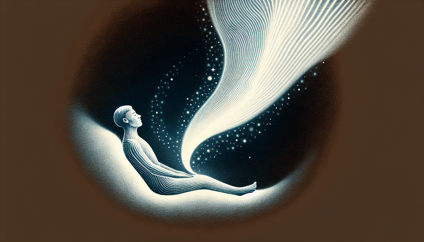 Illustration of diaphragmatic breathing exercise