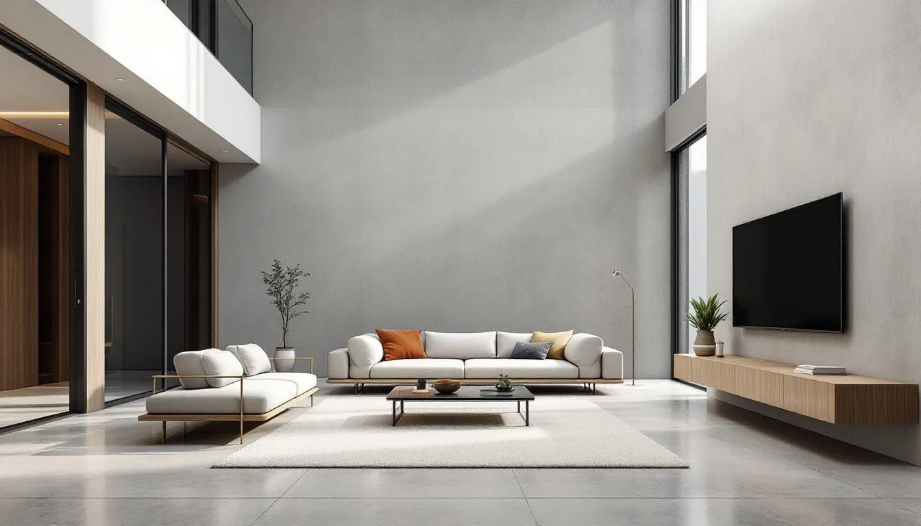 Enhancing visual space can make a room feel larger.