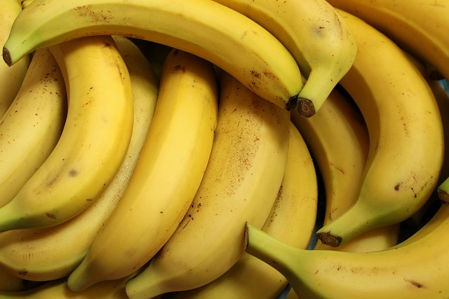 bananas, fruits, food