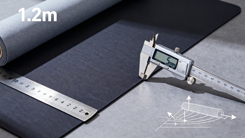 Mouse Pad Roll Dimensions