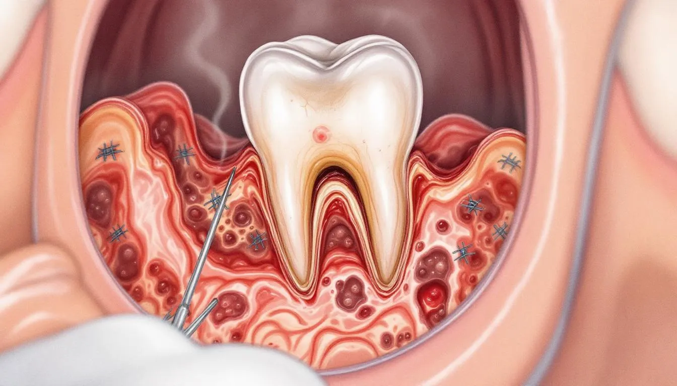 Warning signs indicating complications after tooth extraction, including prolonged pain.
