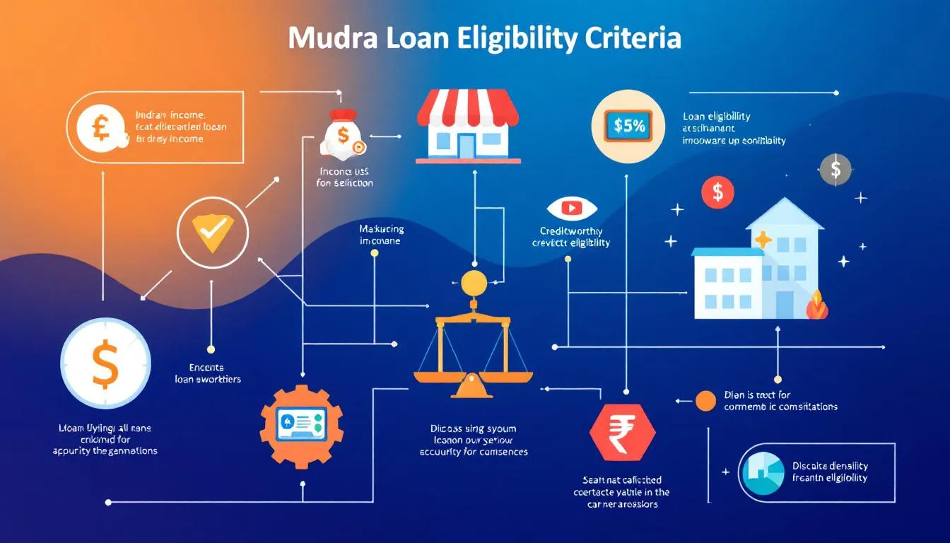 Eligibility criteria for Mudra loans without GST registration.