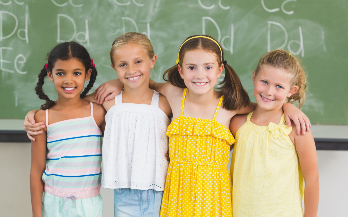 niñas de primer curso