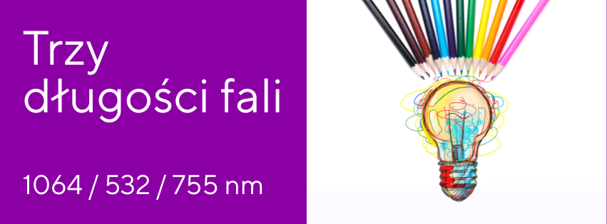 długości fali laser pmu kolory