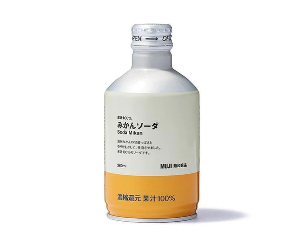 Muji Mikan Can Soda