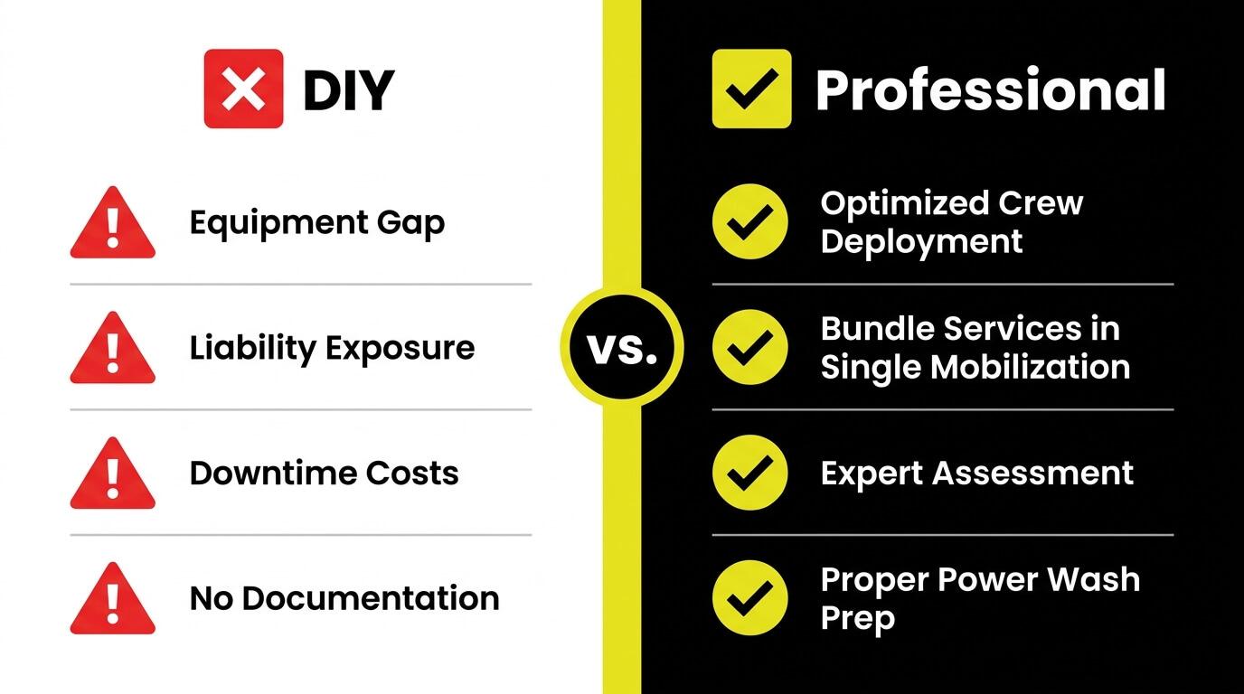 DIY vs. Professional Sealcoating on Commercial Properties