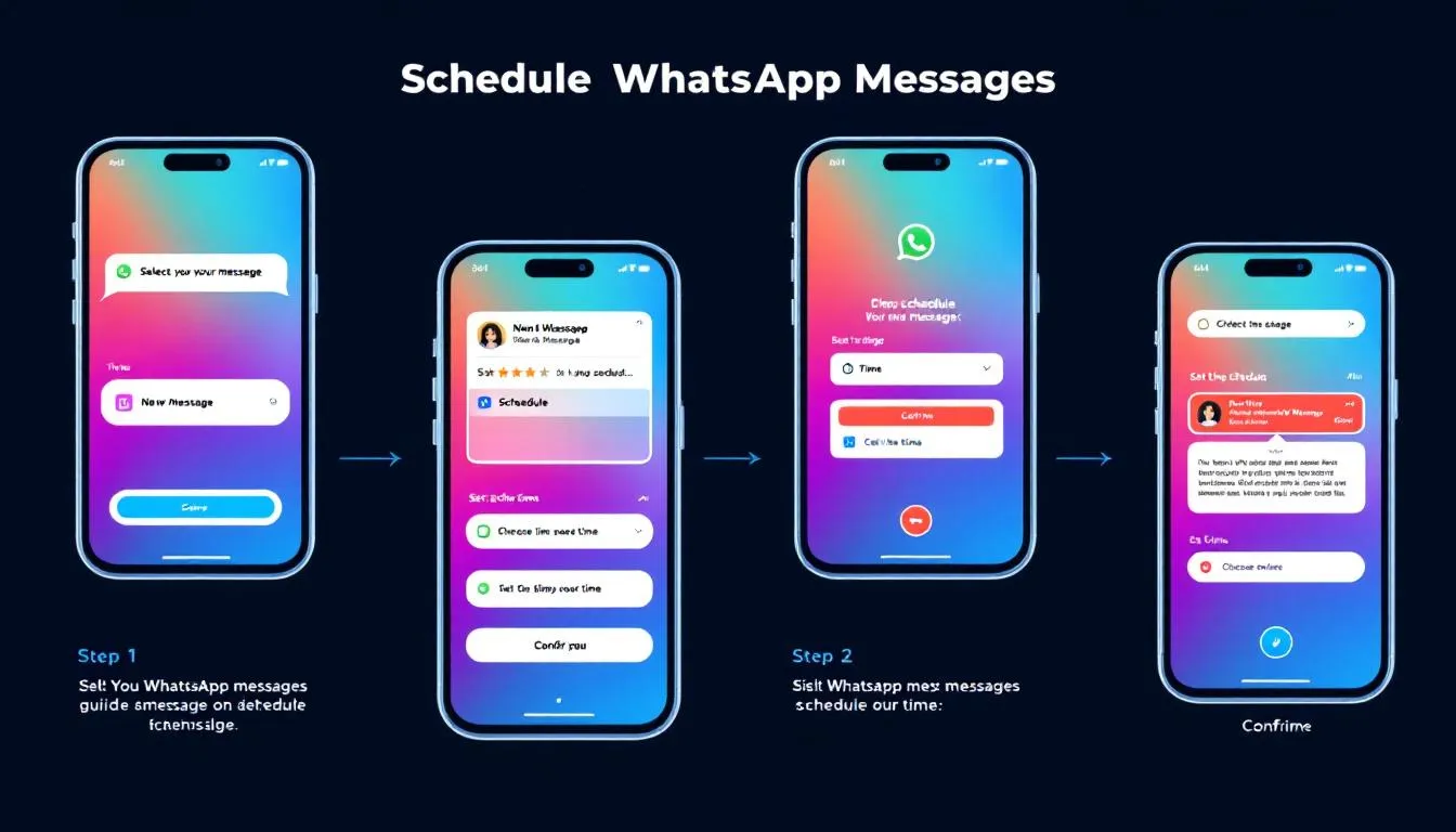 Casos de uso para la programación de mensajes en WhatsApp.