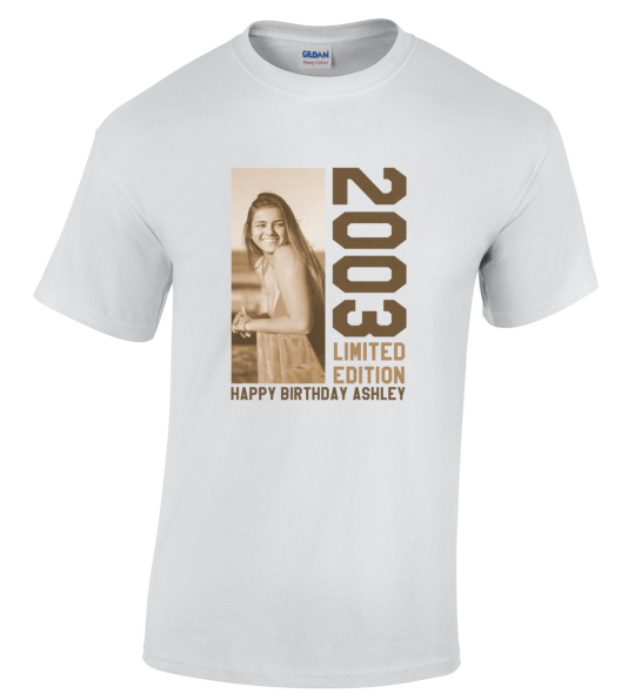 Sepia Limited Edition Modern Birthday