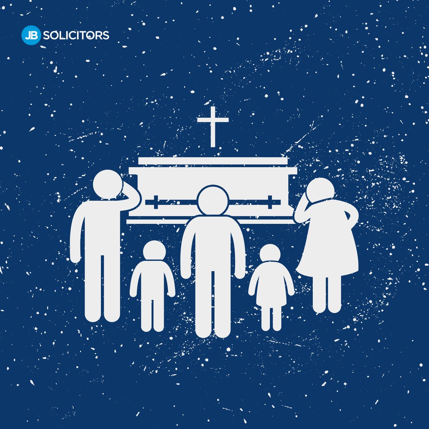 a family grieving in a funeral