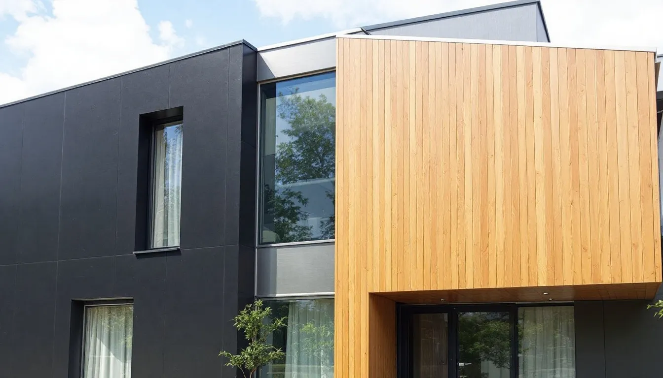 Comparing UPVC cladding with other materials.