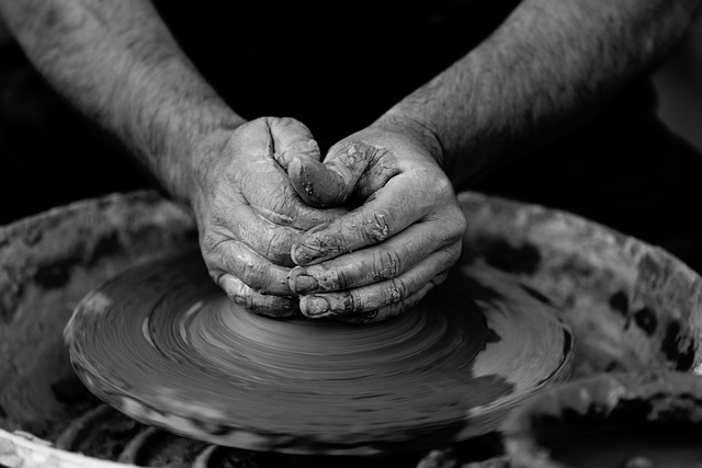 a potter works with clay in the same way you mold your brand identity, brand strategy, and brand's personality