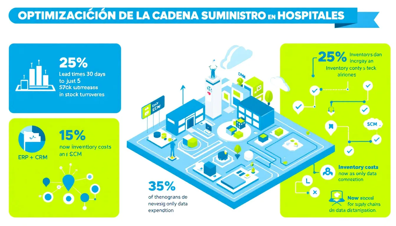 Optimización de la cadena de suministro en hospitales.